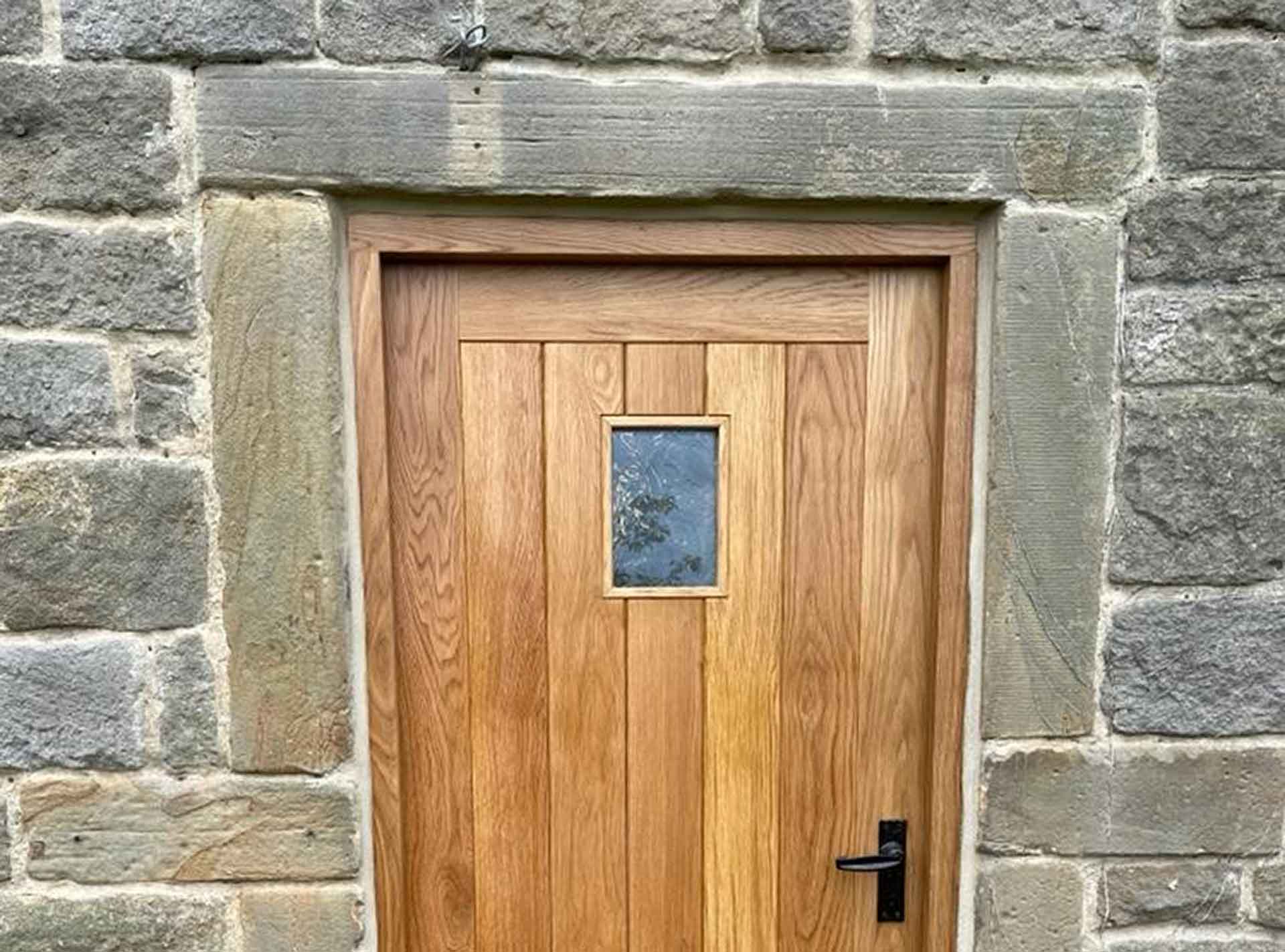 exterior oak door joiner harrogate