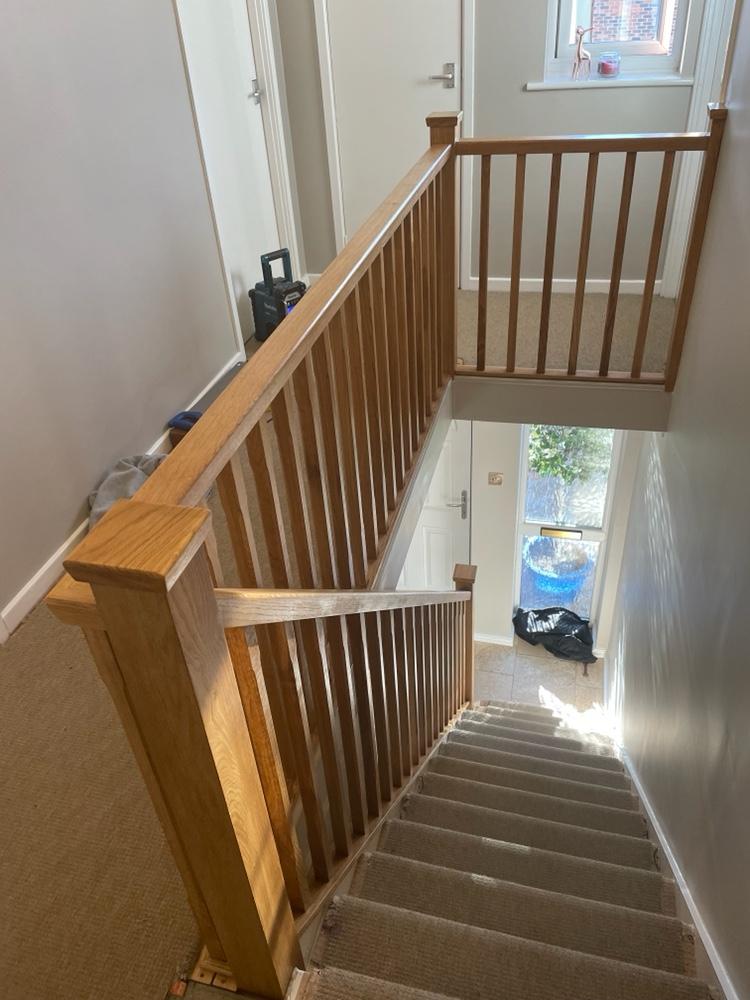harrogate joiners wooden finished rail